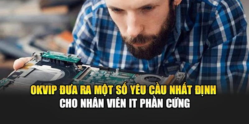 OKVIP đưa ra một số yêu cầu nhất định cho nhân viên IT phần cứng