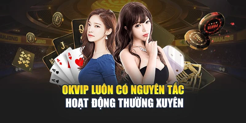 OKVIP luôn có nguyên tắc hoạt động thường xuyên