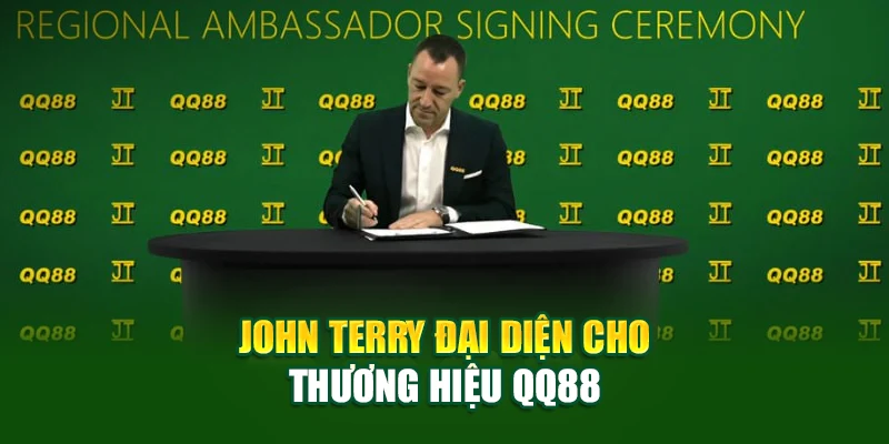 John Terry đại diện cho thương hiệu QQ88